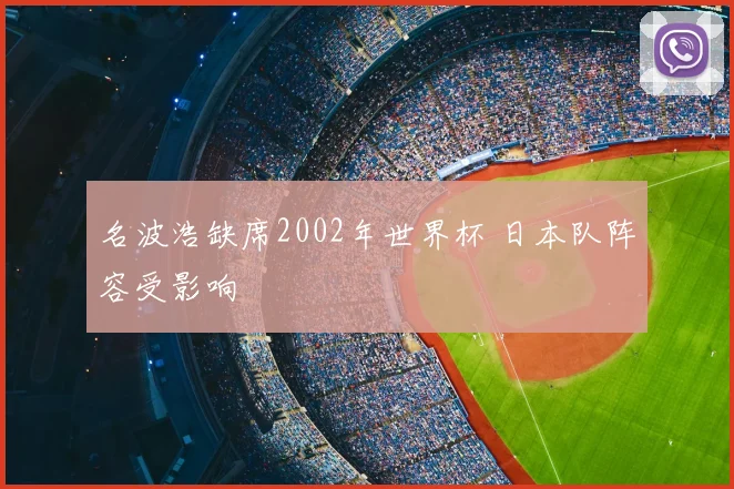 名波浩缺席2002年世界杯 日本队阵容受影响